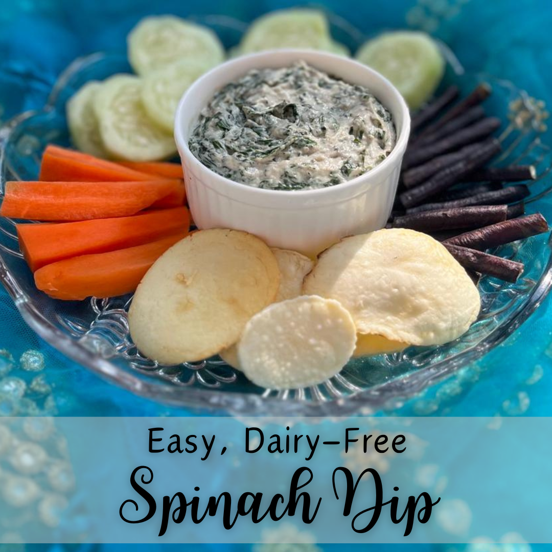 Easy, DairyFree Spinach Dip House of Springs