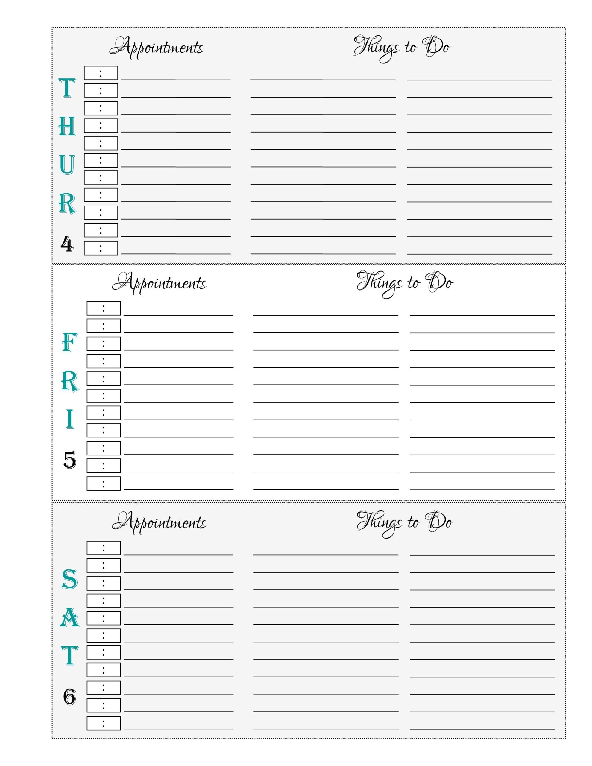 Free 2024 Printable Planner (Weekly or Daily) - House of Springs